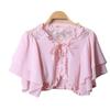 Women's Plus Size Chiffon Shawl Jacket - Short Sleeve Cardigan with Sun Protection