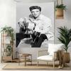 Arazzo Decorazione Murale Elvis Arte per Memoriale di Animali Compleanno Matrimonio Sfondo Festa Regalo di Famiglia