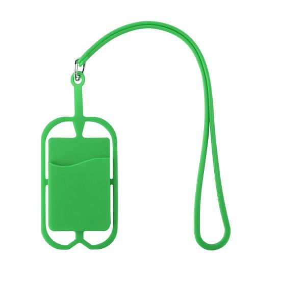 Silicone Phone Back Holder with Lanyard Case Card Sling Necklace Strap Neck Cord