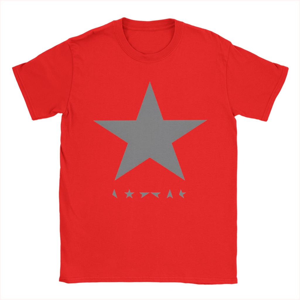 Unisex Ddavid Bbowied Blackstar T Shirt Pure Cotton Clothes Crazy Short Sleeve Crew Neck Tee Shirt Summer TShirts
