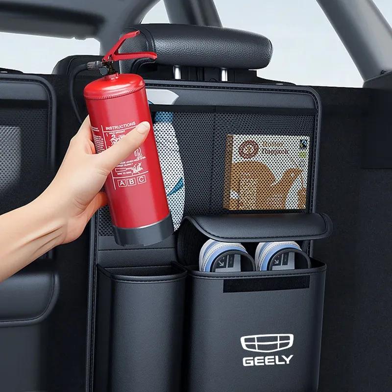 For Geely Coolray Atlas Emgrand S GS GX7 SX7 SUV Trunk Multifunctional Car Storage Box Tidying Storage Hanging Bag