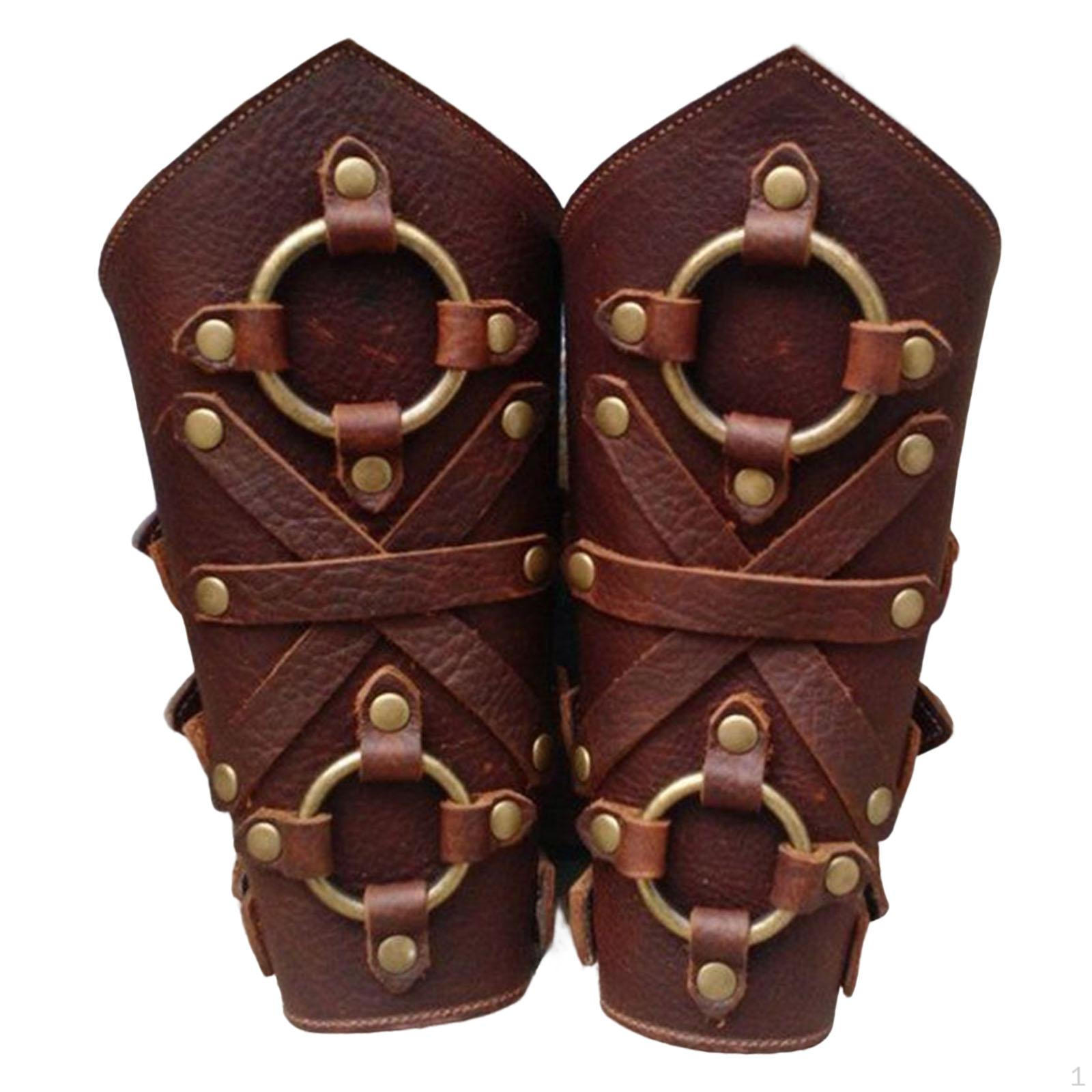 

Gothic Arm Cuff for Fantasy Events and Role-Playing Brown