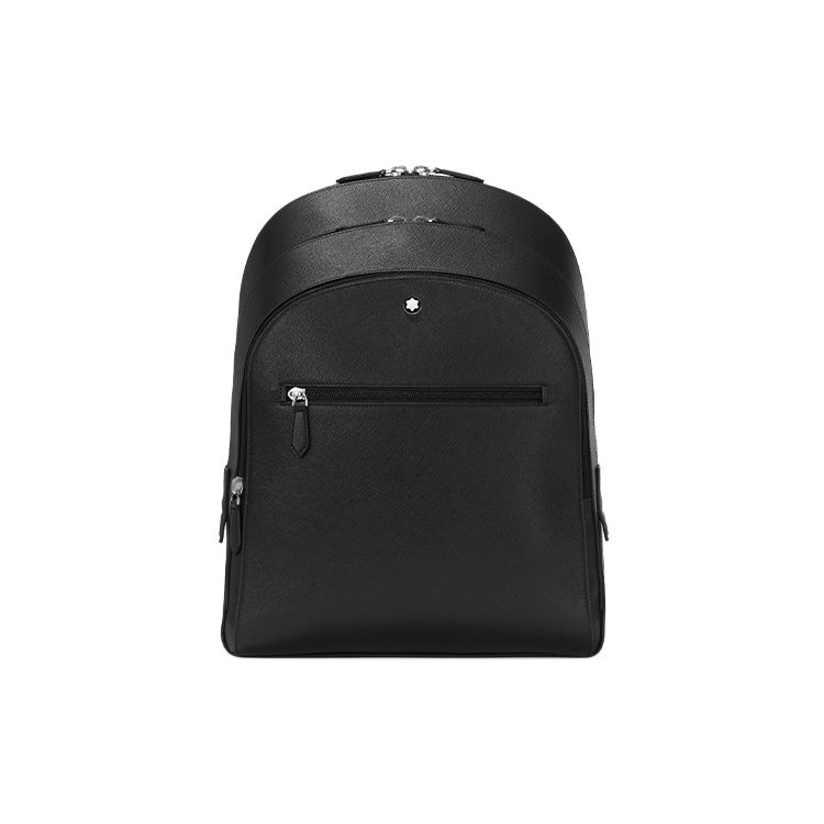 

Montblanc Логотип Застібка-блискавка Шкіряний Рюкзак Унісекс Рюкзак Чорний 130275 Basic Set (Bag+Dust Bag)