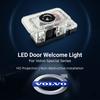 2Pcs Car Door Logo Emblem Welcome Led Light For Volvo 240 C70 S40 S50 S60 S70 S80 S90 V40 V50 V60 V90 XC40 XC60 XC90 Vnl Truck