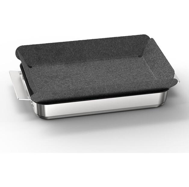 Set of BSH HEZ9FF030 Roasting Pans, 3 Pieces (17007154)