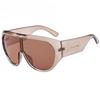 Hip Hop Schilde Sonnenbrille Damen Übergröße Einteilig Große Sonnenbrillen Luxus Designer Herren Fahrbrille UV400
