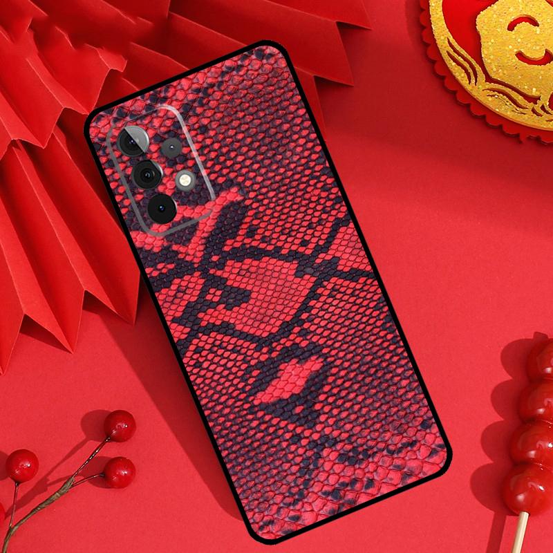 Snake Skin Case For Samsung Galaxy M55 M35 M15 M11 M12 M13 M14 M06 M16 M36 M56 M31 M53 M32 M52 M34 M54