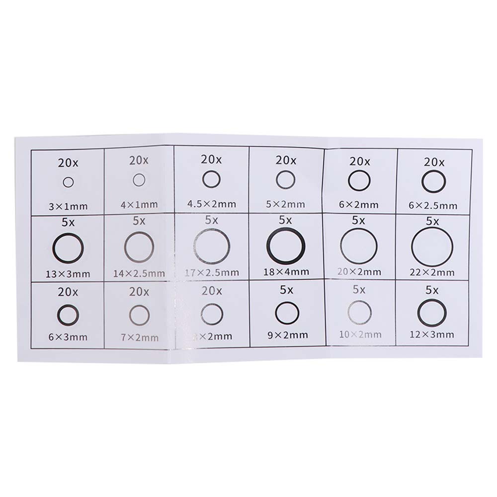 225Pcs Elasticity O-Ring Sealing Kit High Pressure Sealing Elastic Band  Automobile Plumbing