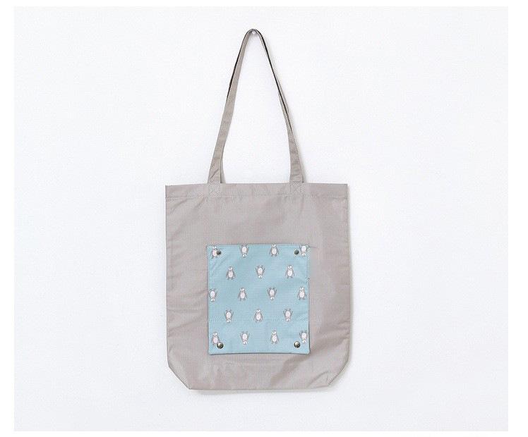 

Водонепроницаемая складная сумка через плечо с мультяшным принтом для покупок, путешествий и хранения одежды