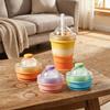 Silicone Foldable Ice Ball Cup Food Grade Collapsible Silicone Cup Portable Travel Tumbler  Office