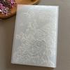 Schmetterlingsblumen-Textur-Prägevorlage für Scrapbooking und Kartenherstellung ABS-Kunststoff-Prägeordner für Notizbücher und Umschläge