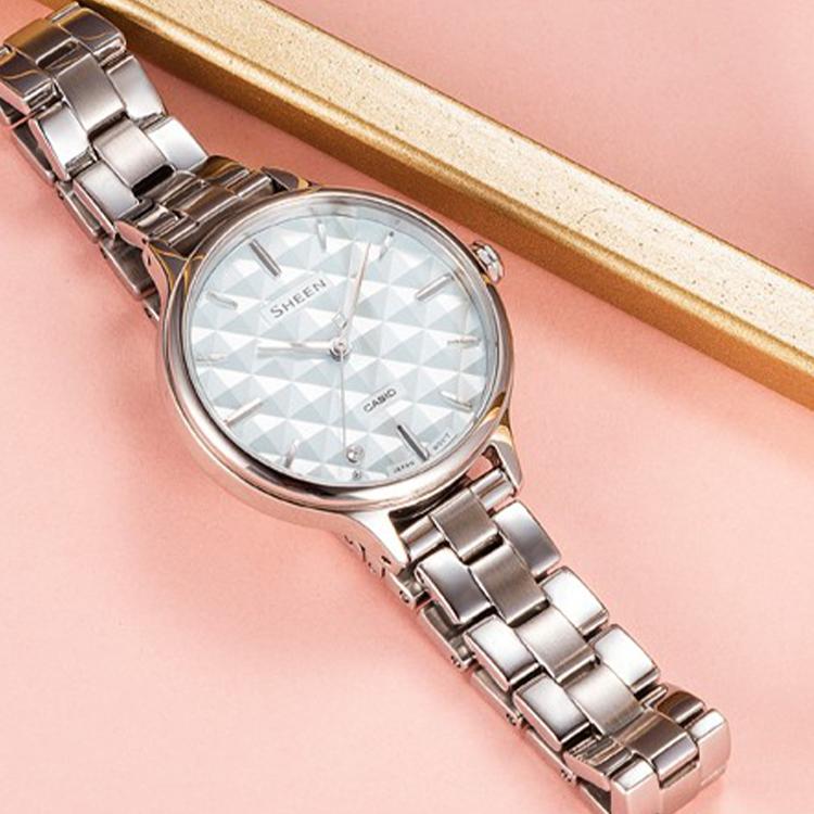Casio Women's SHEEN Blue Watch SHE-4545D-2AU