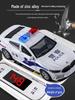 Large Alloy Police Car Toy Model for Boys