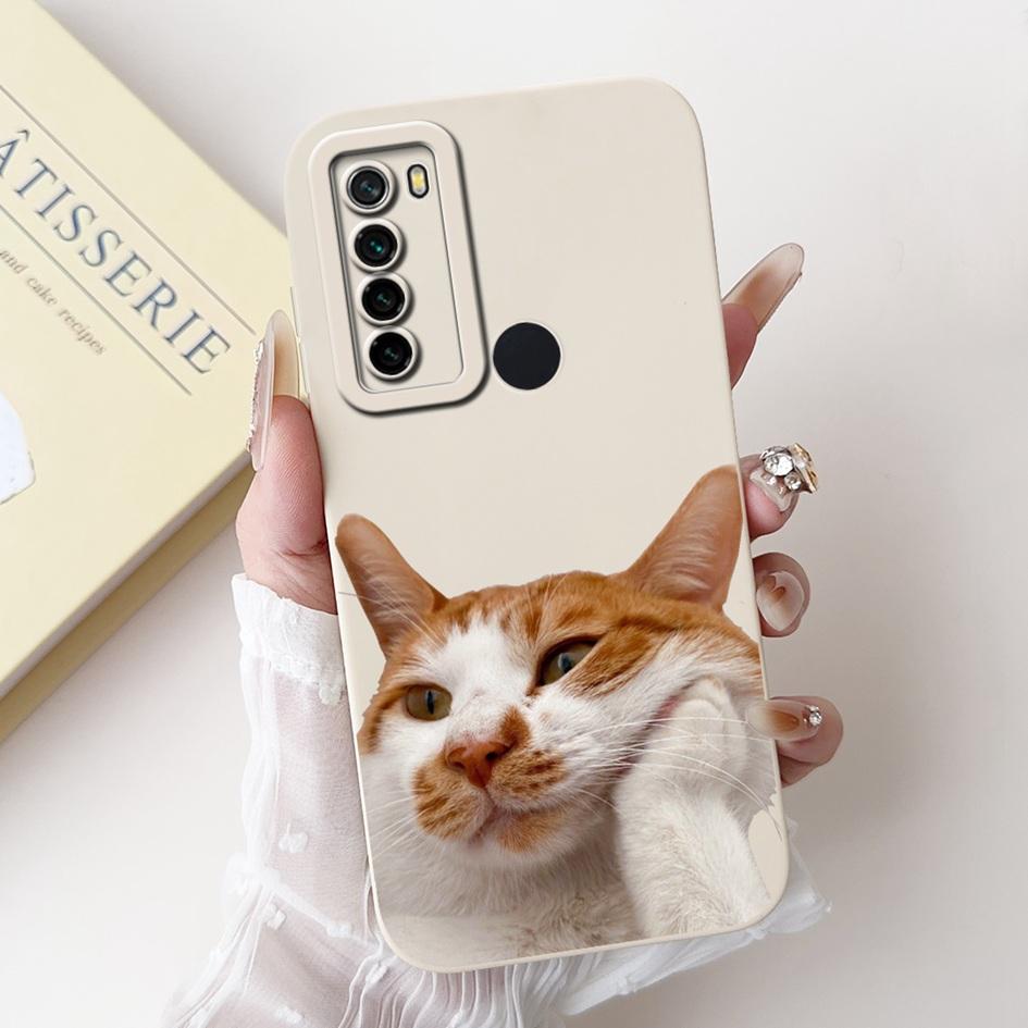 For Xiaomi Redmi Note 8 8T Case Fashion Painted Camera Protection Square Silicone Coque Soft Cover For Redmi Note8 Note8T Fundas