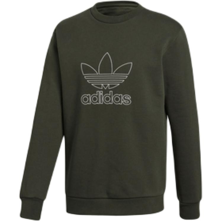 

Adidas Оригинальный свитшот с круглым вырезом Originals Мужские топы Зеленый DH5762 S