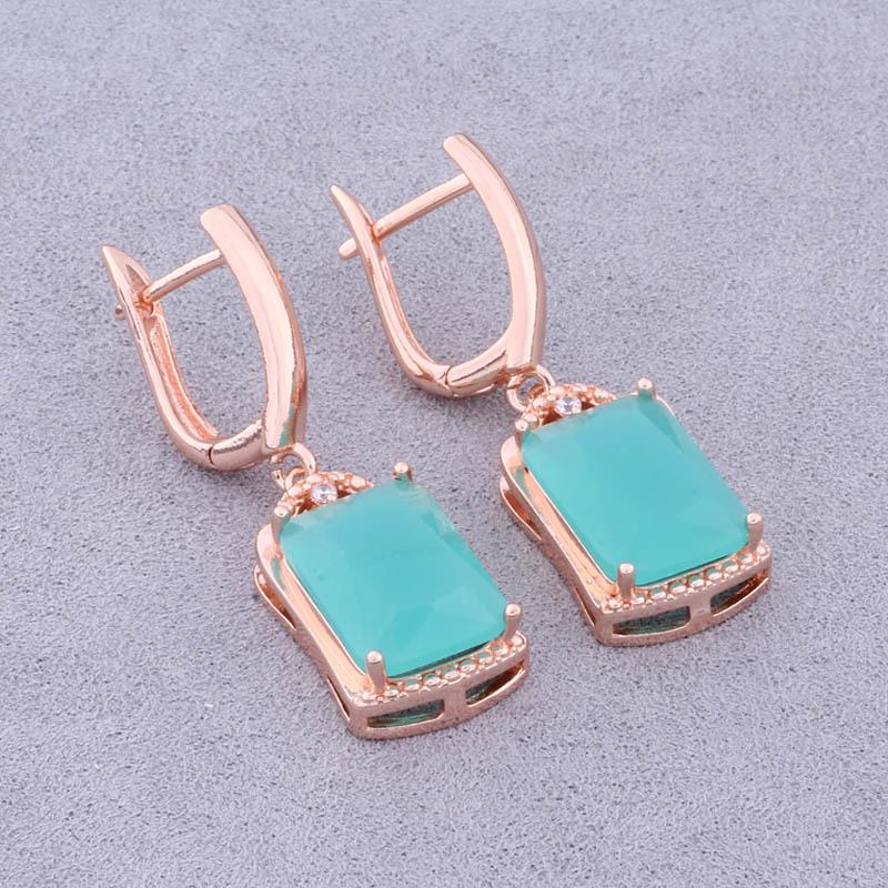 

Женские ретро геометрические серьги-подвески с цирконом - Красочные и изысканные