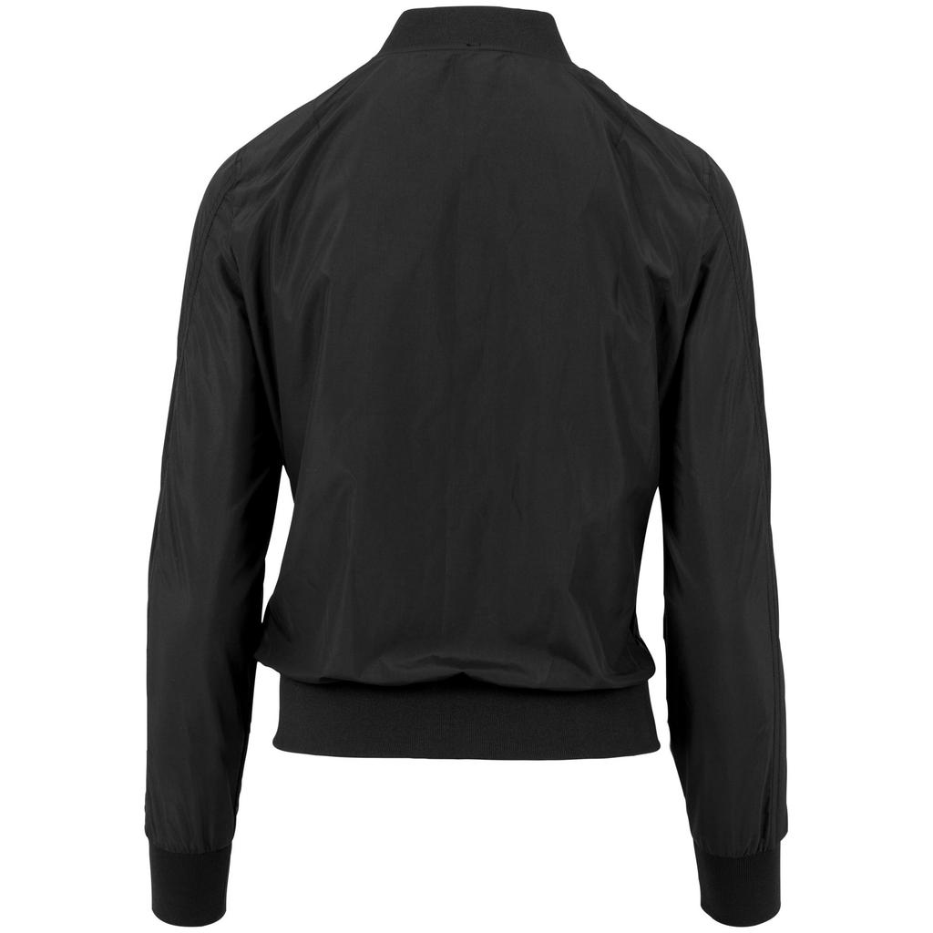 Build Your Brand Womens/Ladies Nylon Bomber Jacket