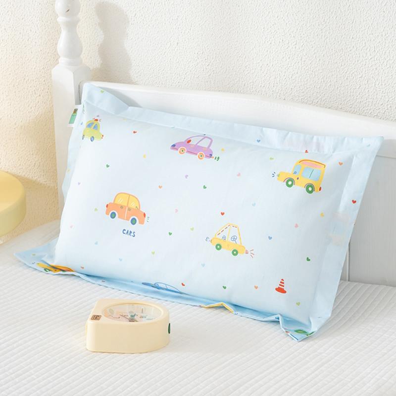 1 Pc Cotton 200TC Twill Euro Size Pillowcase 40 x 60 cm floral Print Pillowcover with Envelope Closure,without core