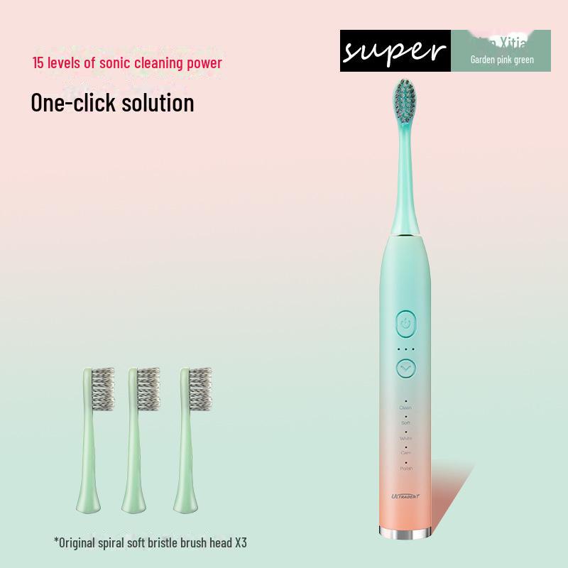 

Электрическая зубная щетка Hilton 7-Level Sonic, магнитная левитация, зарядка через USB, водонепроницаемая для взрослых