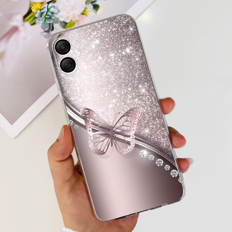 For Samsung Galaxy A06 Case SM-A065F New Luxury Painted Cover 6.7'' Soft Silicone Phone Case For Samsung A06 A 06 GalaxyA06 Bags