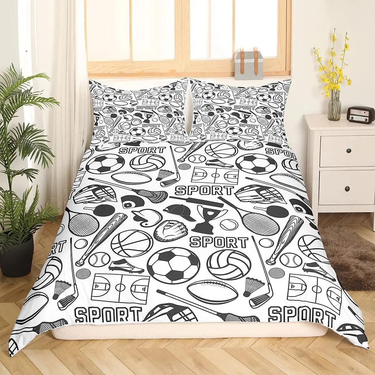 

Спортивный бадминтонный пододеяльник флуоресцентный зеленый розовый бадминтонный ракетка комплект постельного белья спортивный игровой пододеяльник модный пододеяльник EU single(135x200cm)