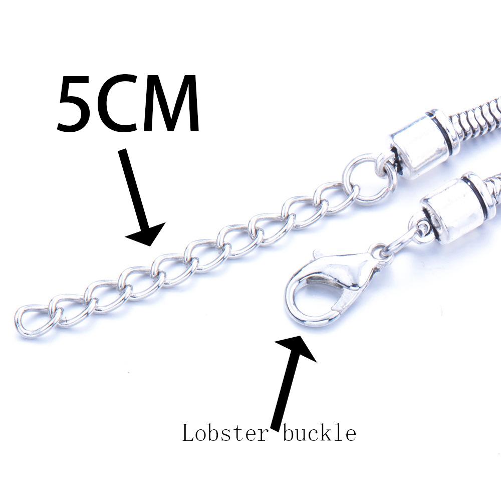 Pulseira em Forma de Coração Liga Design de Elefante Furo Grande Contas de Vidro Transparentes Joia Presente para Mulheres