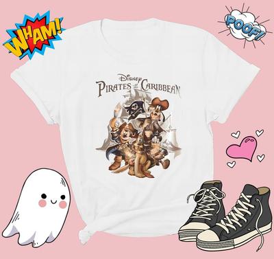 Pirates of the Caribbean T-shirt T Shirt Men Women Unisex Tshirt G749