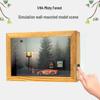 Kame Kaku 1:64 Misty Forest Model Anime Scene Wall-Mounted Display with Touch Switch and Dust Cover