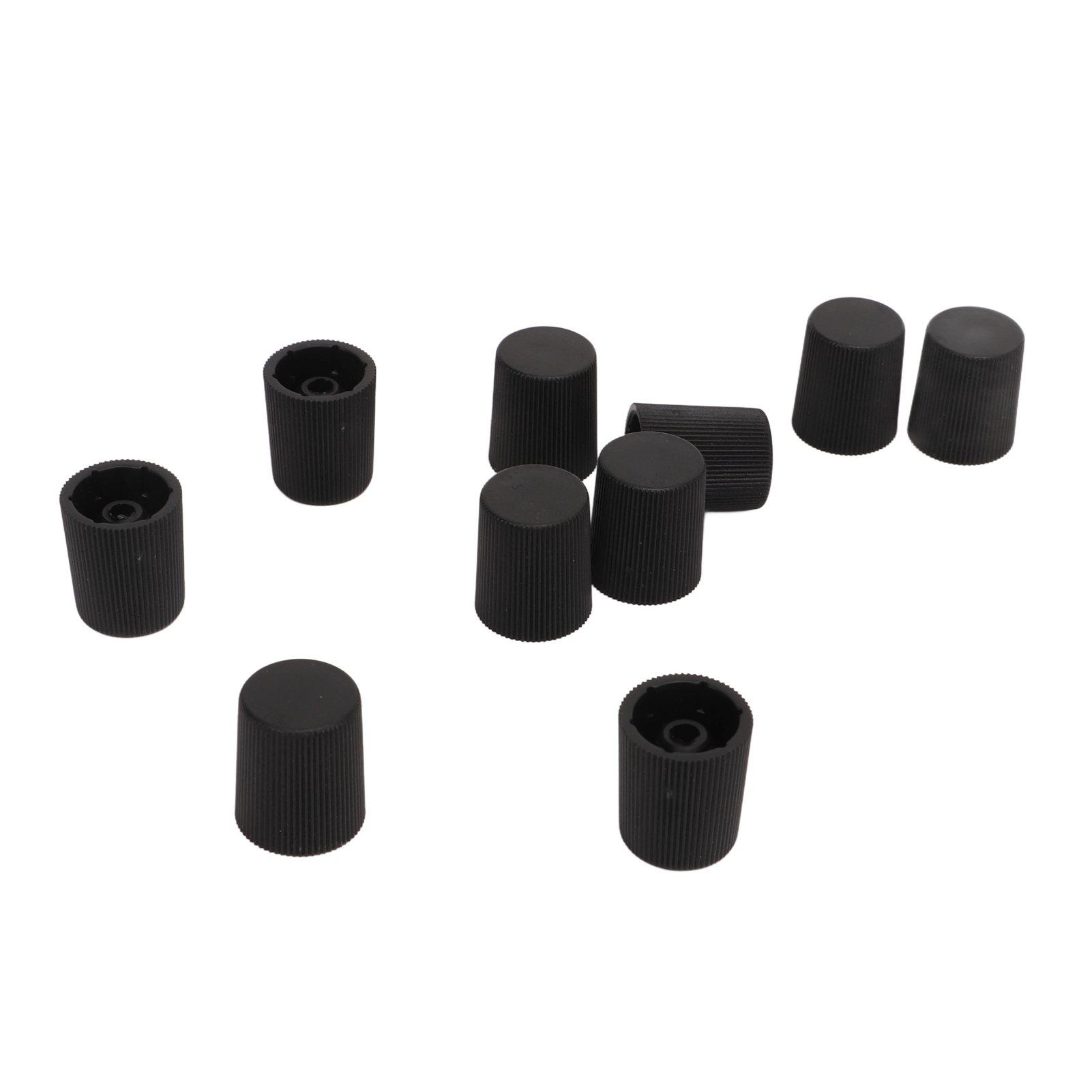 

50 шт. Колпачки клапанов кондиционера Колпачки форсунок впрыска топлива автомобиля Уплотнительные пластиковые пылезащитные крышки чёрный