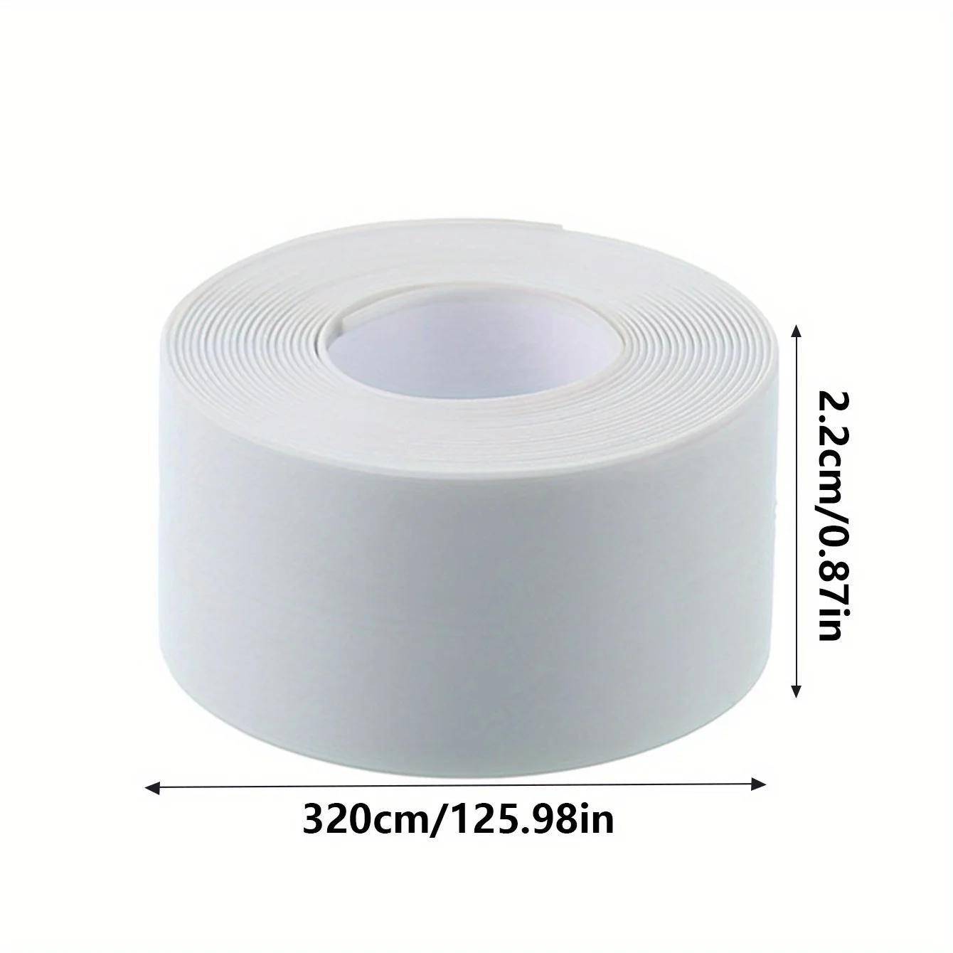 

1 шт. водонепроницаемой и устойчивой к плесени ленты для кухни и ванной, красивые наклейки для швов, разрезаемые противообрастающие полоски