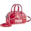 Puma Bolso de Bowling con Cierre de Cremallera y Logo para Mujer Bolso de Hombro Rojo 091824-03