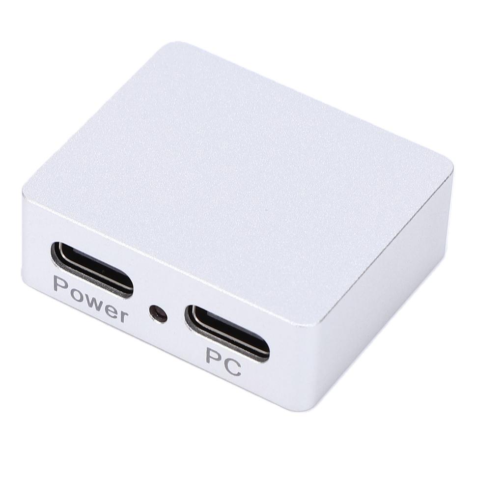 USB C Power Splitter Module Aluminum Alloy USB 2.0 Type C Power Signal Separator Fit for RasPi