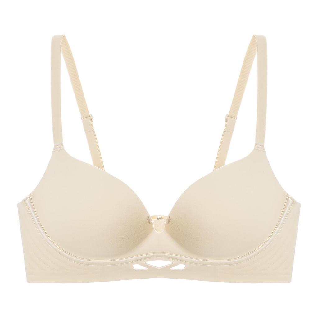 Sexy Hollow Women’s Padded Lingerie Bra - Wireless, Comfortable, Enhances Bust, Beautiful Back Design