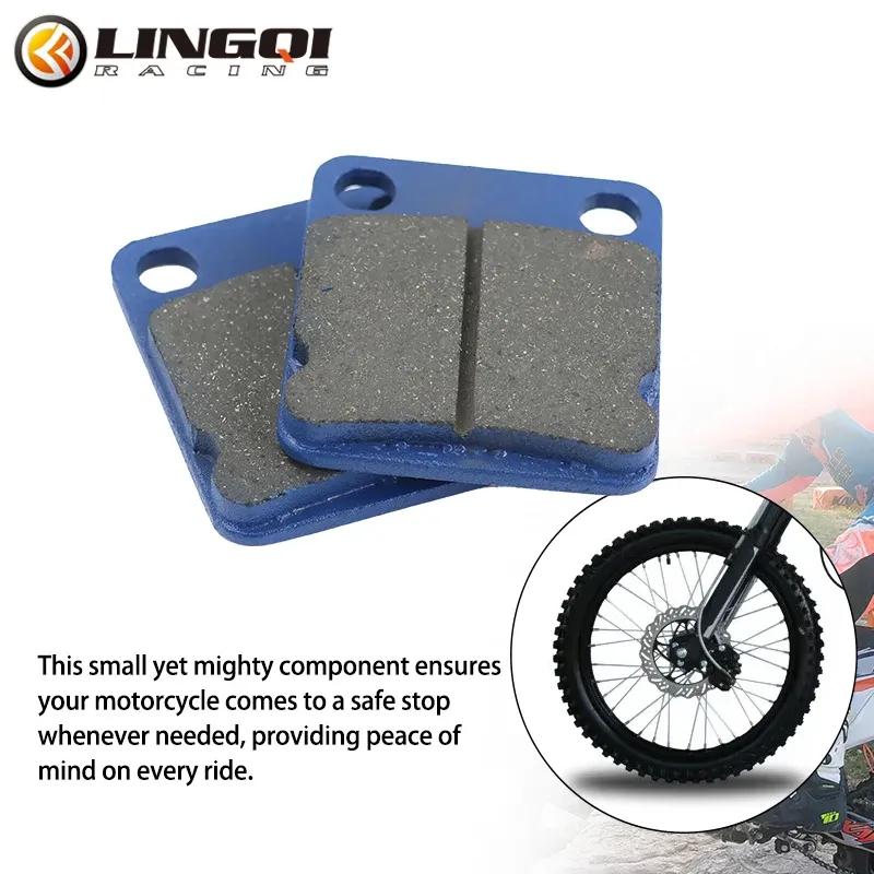 LINGQI RACING Front and Rear Brake Pads Brake Pump Parts For 50cc 70cc 90cc 110cc 125cc 140cc Pit Dirt Bike ATV Quad Scooter