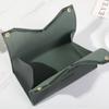 Solid Color Tissue Box PU Leather Toilet Paper Case Dustproof Tissue Paper Storage Bag  Car