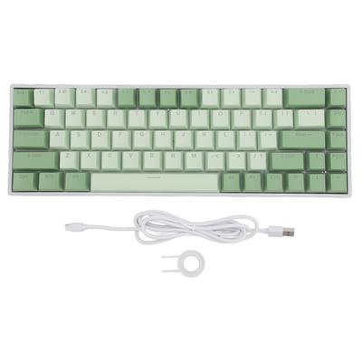 Tastatură mecanică wireless cu 68 de taste, iluminare dinamică RGB, răspuns rapid, reîncărcabilă, pentru jocuri