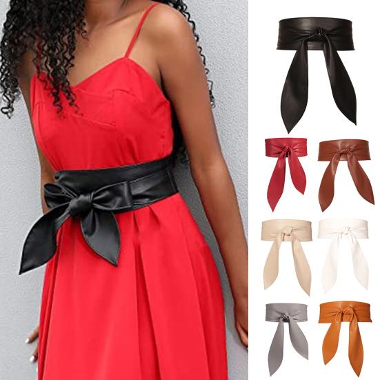

Waist Belt Wide Band Waist Slimming Adjustable Exquisite Women Clothes Belt Clothes Accessory