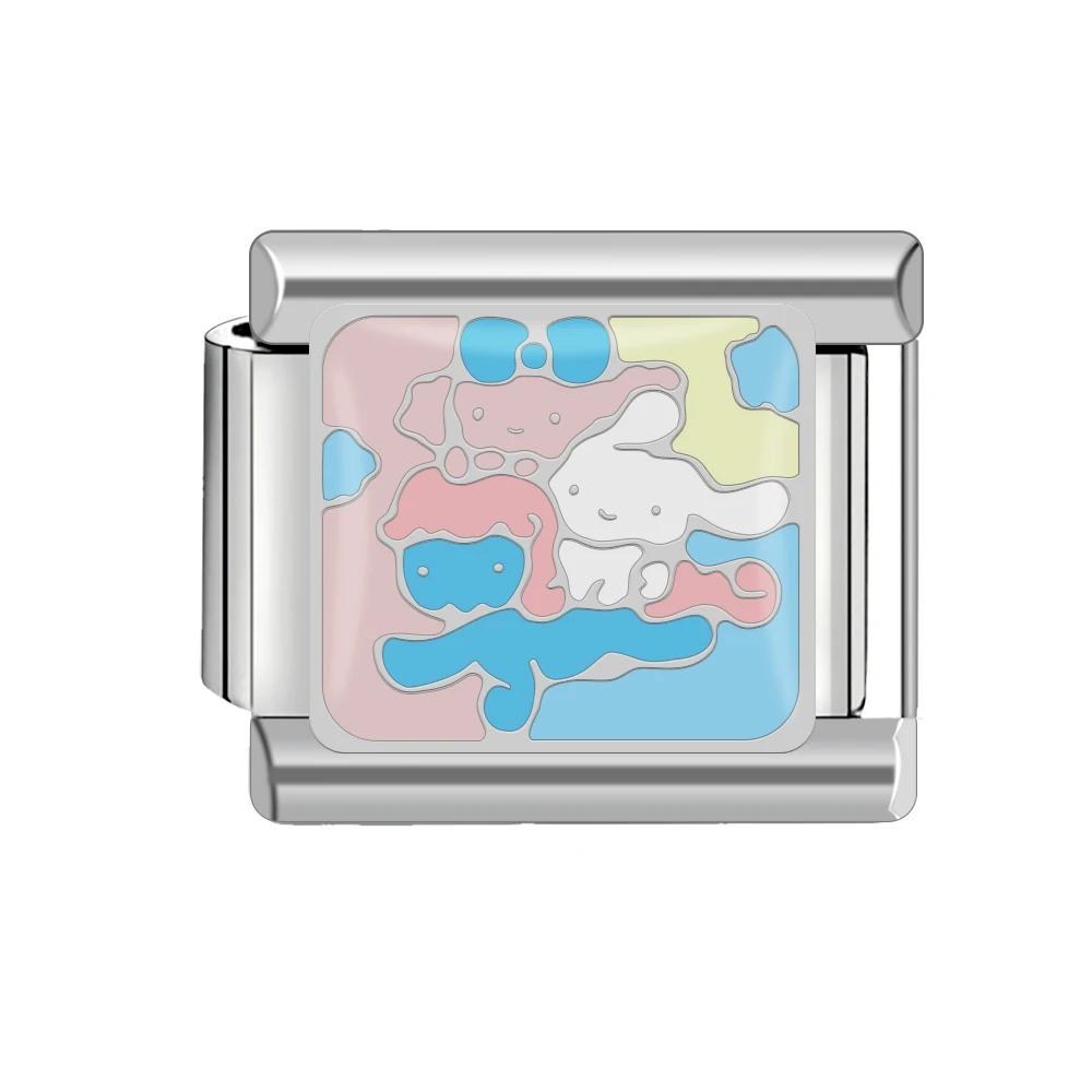 Animal Series Italian Charm Stainless Steel Bracelet 9mm Diy Super Cute