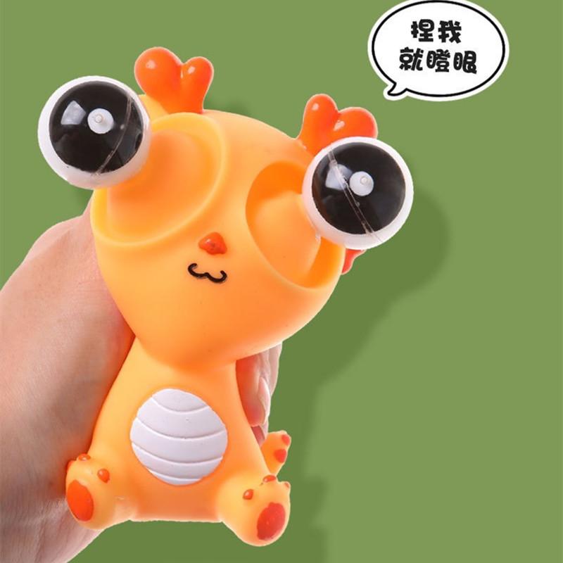 Creative Explosive Eye Dragon Dinosaur Decompression Toy Squeezing Joy Squeezing Staring Eye Funny Release Animal Sensory Toys