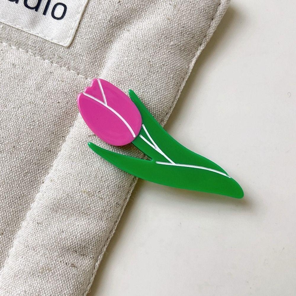 Barrette Cartoon Animals Hair Clip Vegetable Tulip Duckbill Clip Acetic Acid Flower Hairpin Female