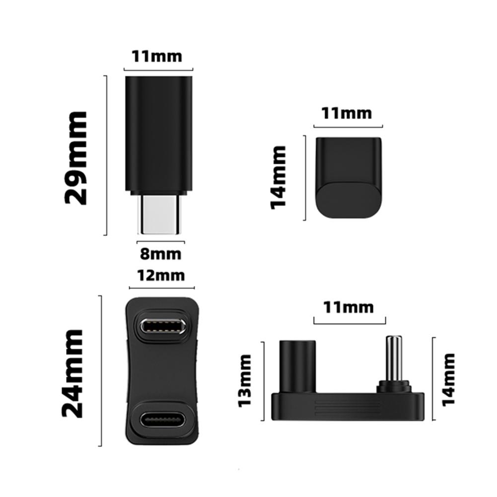 Professioneller Typ-C-Verlängerungsstecker-Konverter, weiblich auf männlich, Typ-C-Konverteradapter für Steam Deck-Zubehör