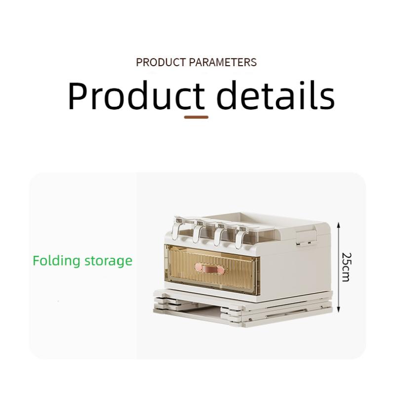 Kitchen Condiment Storage Rack Chopsticks Knife Holder Countertop Multi-functional Seasoning Kitchen Utensils Storage Rack Multi-layer Storage