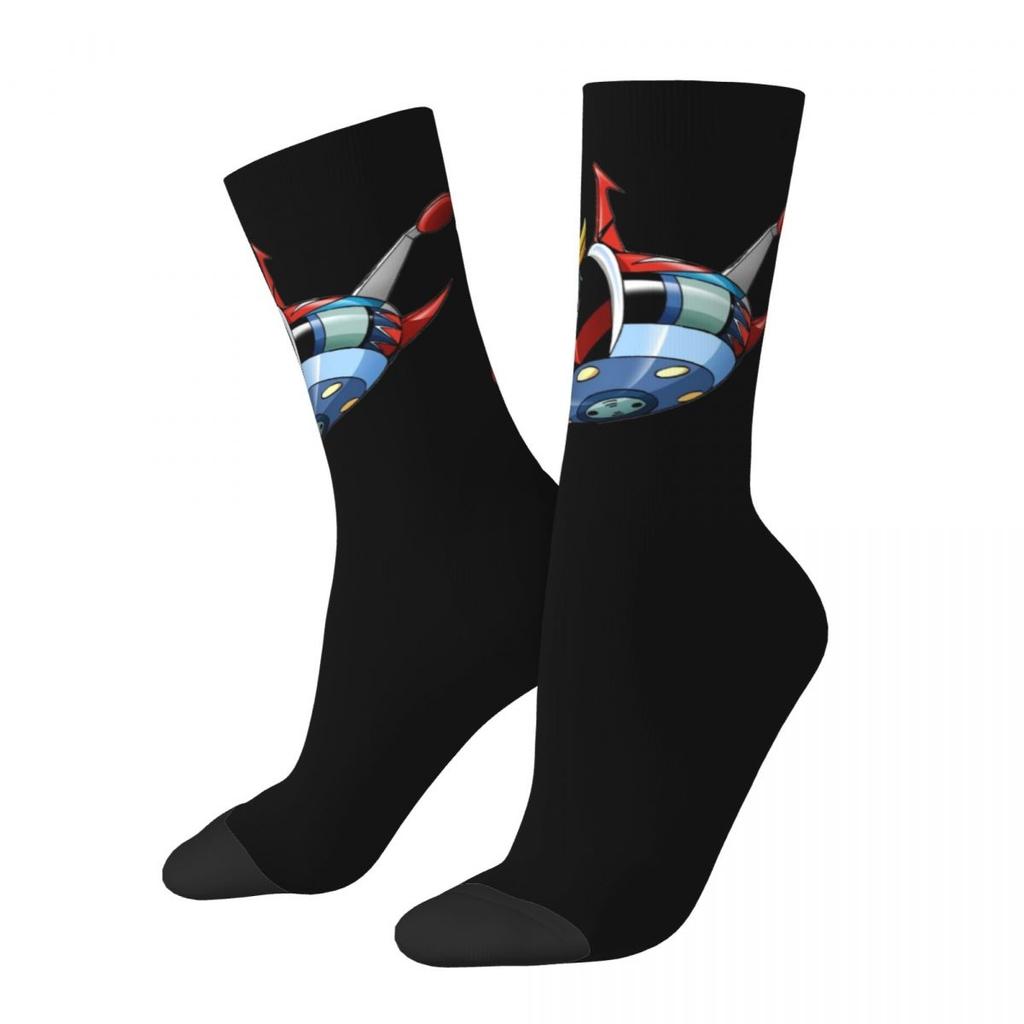 Calcetines nuevos para hombre Casual Actarus Mazinger Z Manga Calcetín Robot Goldorak Grendizer Medias de mujer Primavera Verano Otoño Invierno