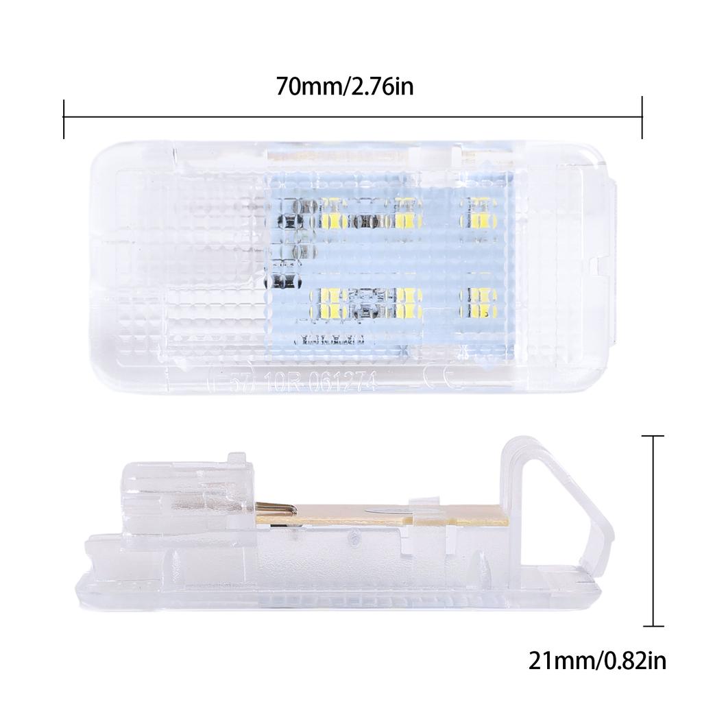 1PC 12V LED Trunk Luggage Boot Light Lamp For Renault Zoe 12-23 Kadjar 15-22 Koleos II 17-23 Vel Satis 06-09 Symbol II 08-12