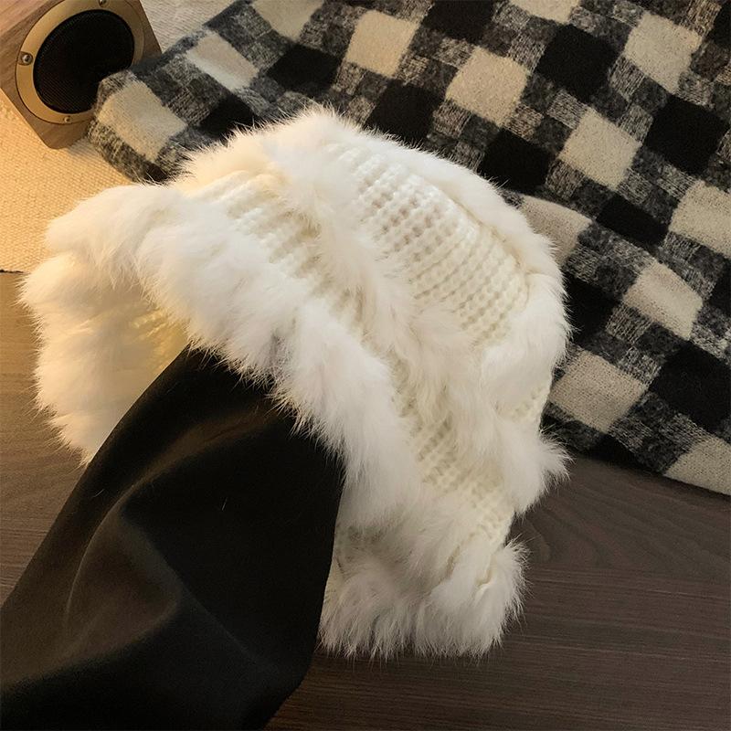 Fashionable And Insulated Fisherman Hat For Women Stylish Rabbit Fur Design For Fall Winter Wear