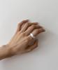 Baradu 925 Round Bold Ring - Matte