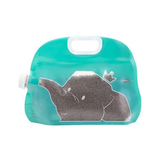 Pet Food Storage Bag Resealable Plastic Storage Bag for Dry Food Snacks Portable Pet Food Sealing Bag for Travel Camping Hiking