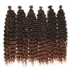 Women Dreadlocks Curly Wig Bohemian Crochet Braiding Hair Deep Wave Synthetic Hair Natural Looking Ladies Long Ponytail Hair Extension