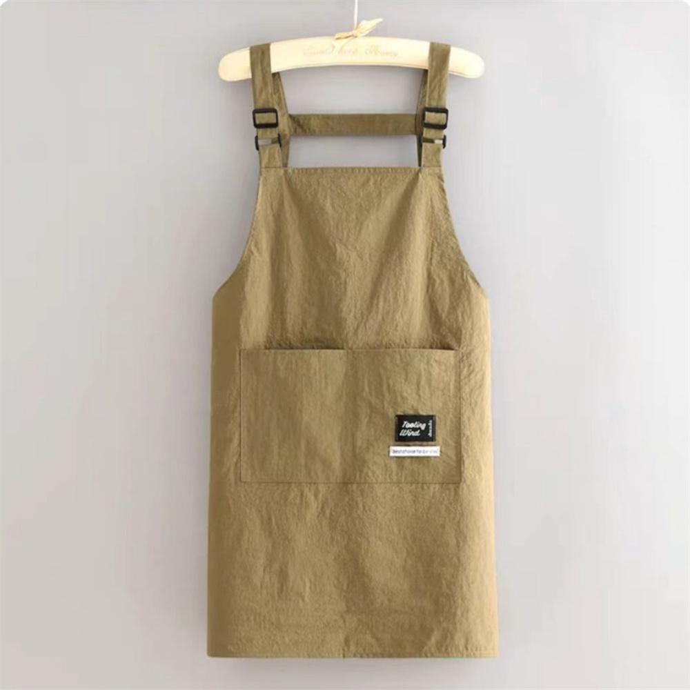Fashion Strap Style Apron Waterproof Anti-fouling Nail Art Cafe Workwear Sleeveless Catering Waiter Work Clothes