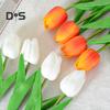 10 Stück künstliche Tulpen mit Stiel, realistisch, für Zuhause, Büro, Tischdekoration, Hochzeit, Kunstblumenzweig, künstliche Blumenarrangement, Dekoration, Foto